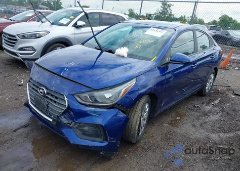 2018 Hyundai Accent Se from USA, damaged, VIN 3KPC24A37JE005776